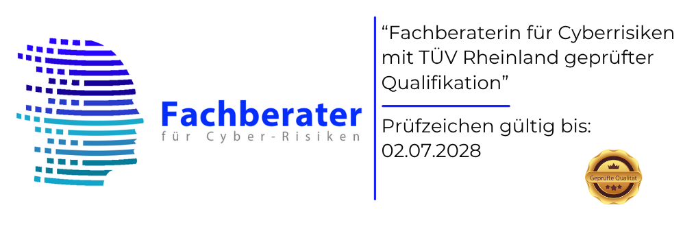 Fachberaterin für Cyberrisiken – Mail Signatur